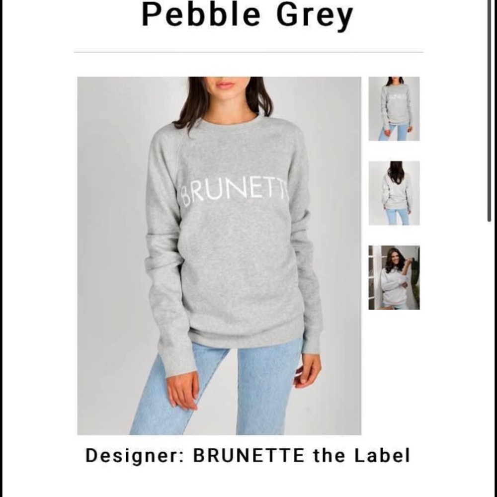 ISO “Brunette” sweatshirt. Size XS/S.